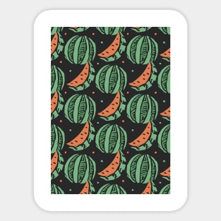 Watermelon Tropical Fruit Sticker